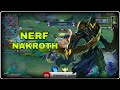 NerF NAKROTH Gameplay 😈 | CLASH OF TITANS | @ClashofTitansIndia @ArenaofValor @venomous_gaming4623