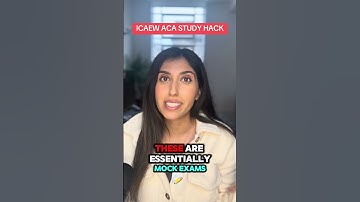 ICAEW ACA STUDY HACK | EXAM TIPS