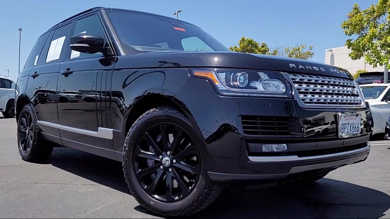 2016 Land Rover Range Rover 3.0L V6 Supercharged HSE Sport Utility