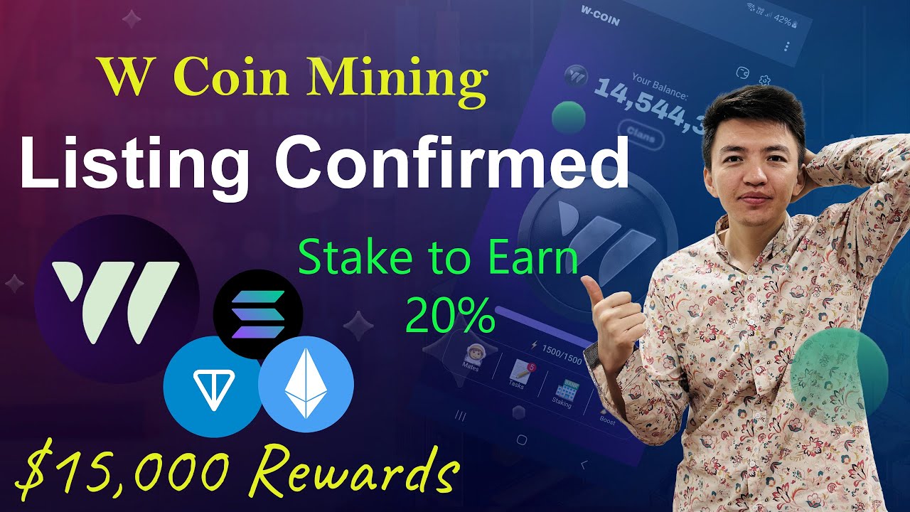 W Coin Mining Listing is Confirmed | Stake W-Coin to Earn 20% | W Coin ...