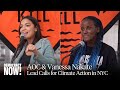 &quot;W​e Will Not Give Up&quot;: AOC, Vanessa Nakate Lead Calls at NY Climate Rally to End Fossil Fuels