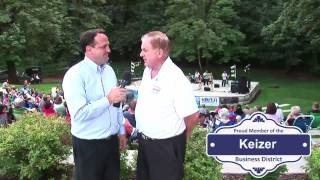 Interview with Clint Holland at Keizer Rotary Amphitheater at Keizer Rapids Park