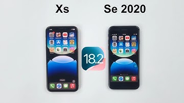 iPhone XS vs iPhone SE 2020 - iOS 18.2 Speed Test!