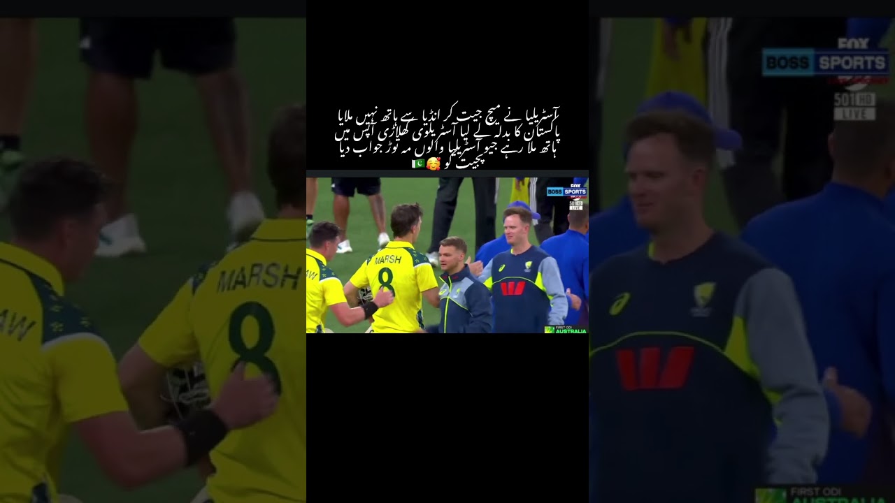 Australia no handshake with India 