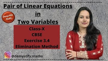Exercise 3.4 Q1 Linear Equations in Two variables Class 10 Maths