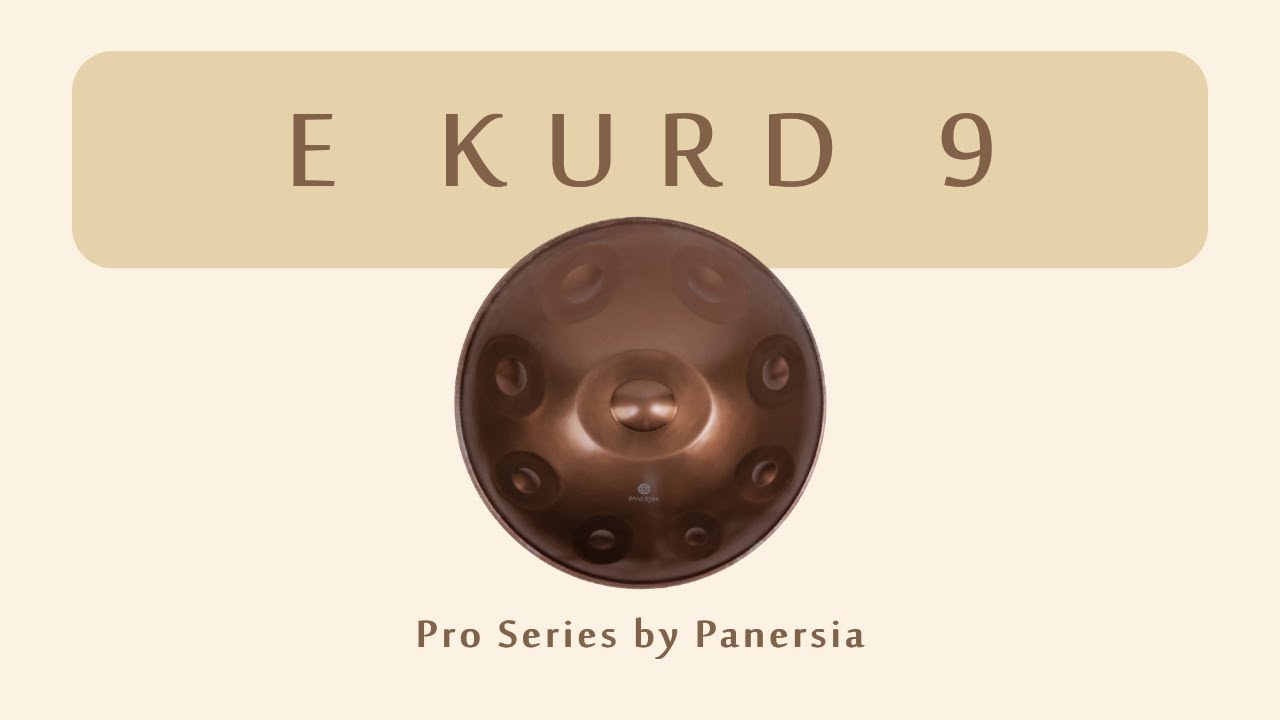 E Kurd Handpan – 9 Notes | Pro Series by Panersia