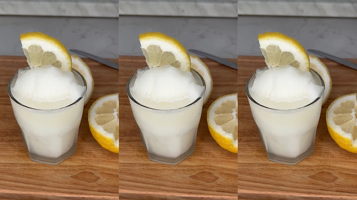 Granita al limone siciliana. Italian food official 2023 #Sicilian lemon granita 🍋🇮🇹