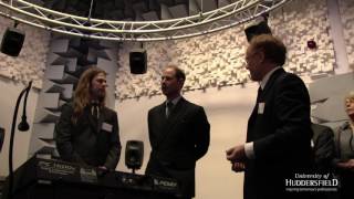 HRH The Earl of Wessex visits the University of Huddersfield