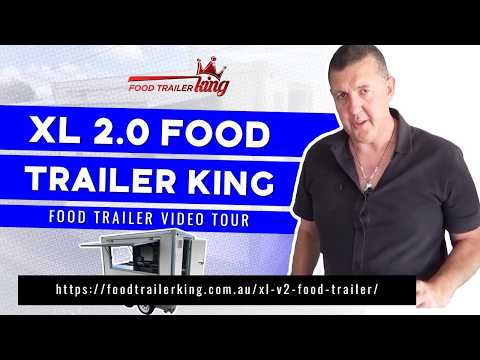XL 2.0 Food Trailer Dual Axle Gas Setup Full Australian Compliance