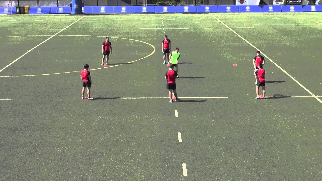 Tackling Drill 03 1v1 Tackle (Progression 2) YouTube