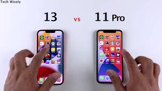 iPhone 13 vs iPhone 11 Pro SPEED TEST