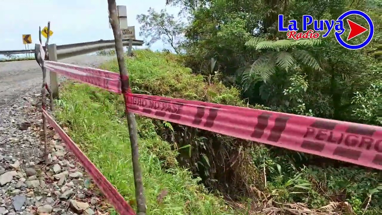 Vía trampolín de la mu3rt3 Mocoa Pasto