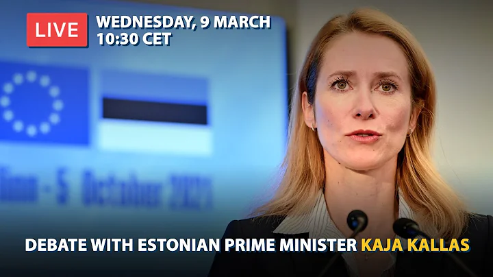 LIVE: Debate with Estonian Prime Minister Kaja Kal...