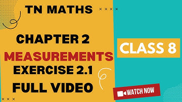 TN MATHS CLASS 8 MATHS - CHAPTER 2 - EXERCISE 2.1 - FULL VIDEO #TNMATHS#CLASS8MATHS