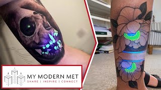 Fluogram : les tatouages fluorescents qui prennent vie avec la lumière noire