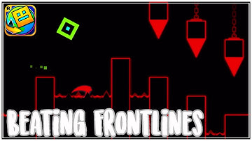 Beating Frontlines in Geometry Dash World