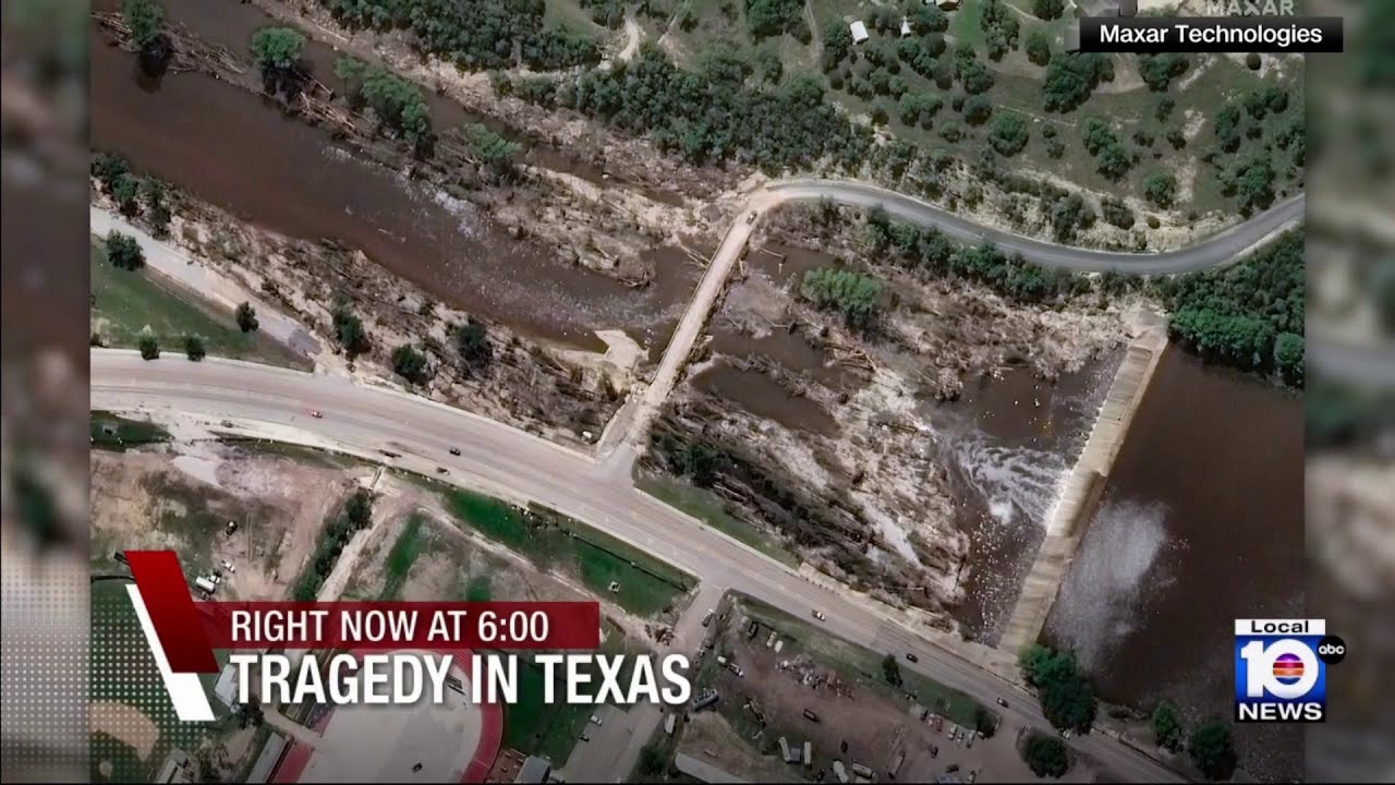Satellite images show trail of destruction left behind in Texas after ...
