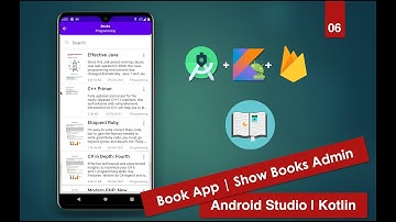 Book App Firebase | 06 Show Books Admin | Android Studio | Kotlin
