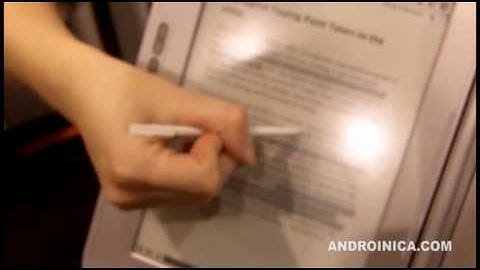 Hands-on with Entourage Edge reader