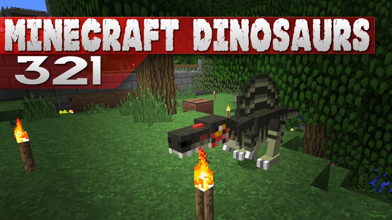 Minecraft Dinosaurs!  321  Spinosaur Life and Death 