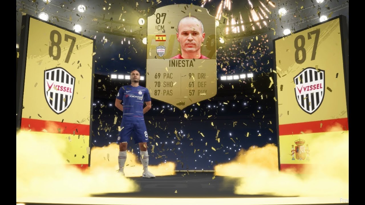 OMG!!!!!!! INIESTA IN A PACK. Fifa 19 pack opening