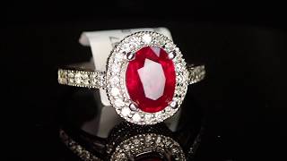Famous 2.02ct Burma Ruby Ring  Lot#RG 267 Wealth
