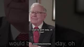 Warren Buffet explains how one could've turned $114 into $400,000 by investing in S&P 500 index.