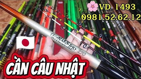 VD 1493:Cần Câu Nhật Bãi Mới Nhất🔥Cần 3 Đọt Carbon #SZM 2M7🔥Cán #Vợt Nhật 4m5🔥Cần Cắm gốc #Sundowner