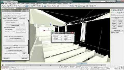 Autodesk 3DS MAX- Exposure lighting simulation analysis video.
