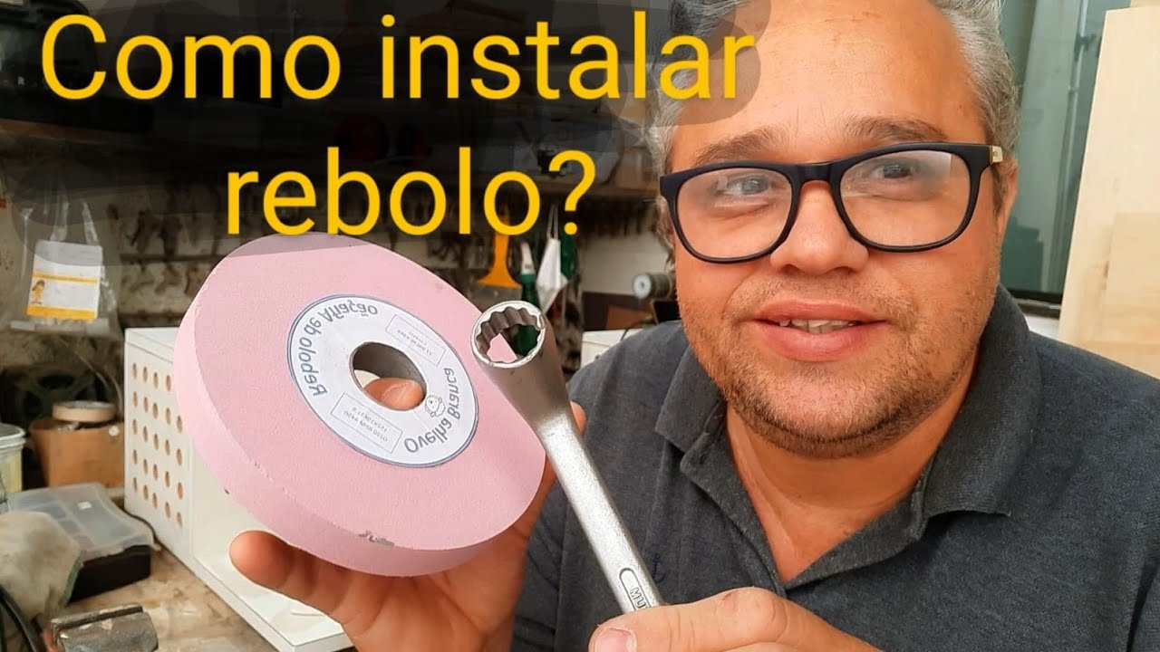 Como instalar e dressar o rebolo na máquina de afiação White Sheep?