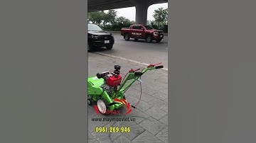 Máy xới đất, cắt cỏ trục băm, sạc cỏ Kawasaki KD173 động cơ dầu