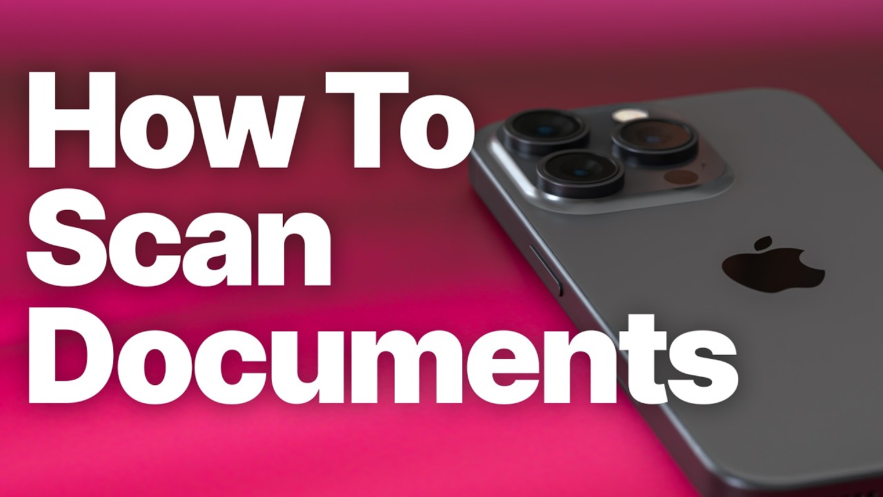 How to Scan Documents on iPhone (No Third-Party Apps Needed) - YouTube