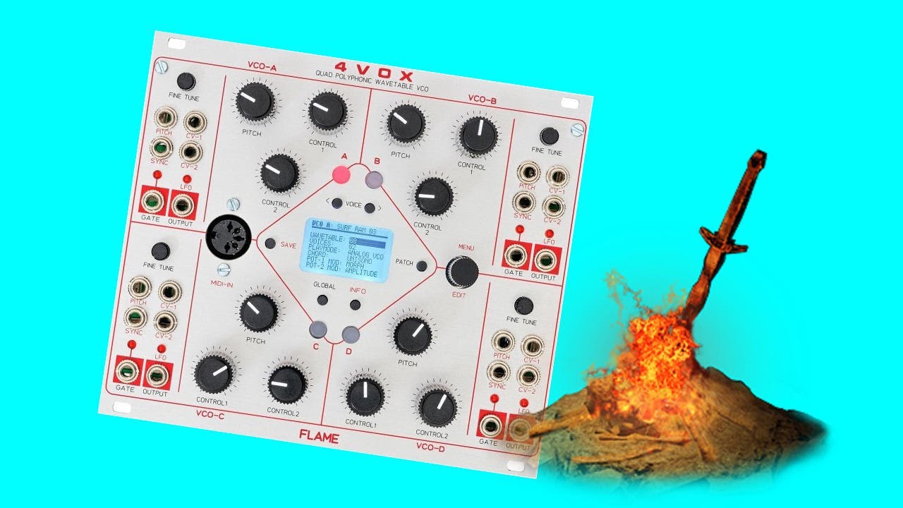 Vocorder Flame Instruments -First touch spectral synthesis