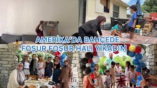     Babalar Günü Sürprizi 🎉 Bahçede Halı Yıkadım, Doğum Günü Partisine Gittik | günlük vlog 