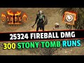 I built a 25k fireball sorc just to farm stony tomb in no time  diablo 2 resurrected