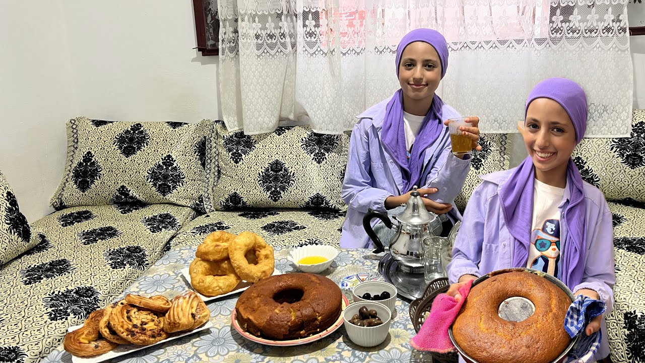 الحبايب ديالي هاد نهار معروضة عند خالتي 🥰 صدقت نيضتني نعمل الكيكة🥮😅