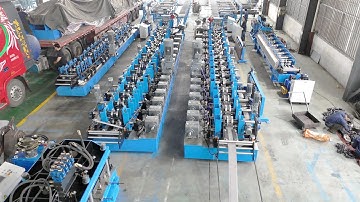 High Speed C Z Purlin Roll Forming Line