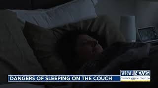Dangers of sleeping on the couch