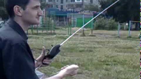 RC plane controlled by Wii Nunchuk - test flight