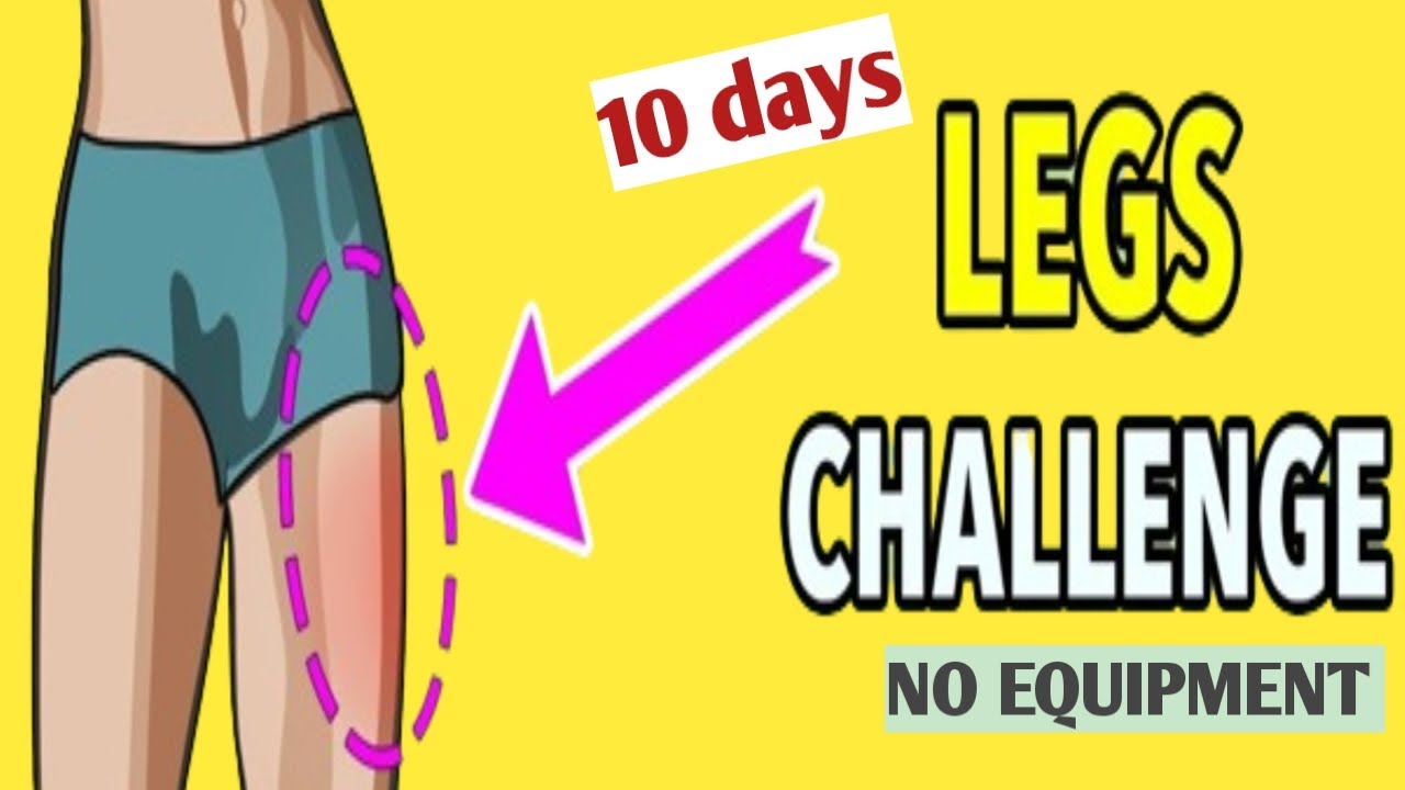 SLIMMER LEGS in 10 Days (lose thigh fat) 10 minute Home Workout ll