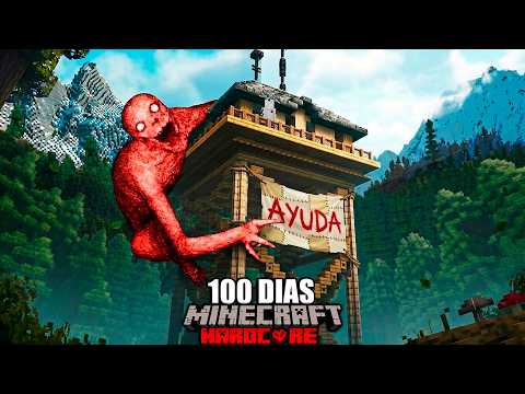 I Survived 100 Days Against the Entities of the Appalachian Mountains in Minecraft 💀