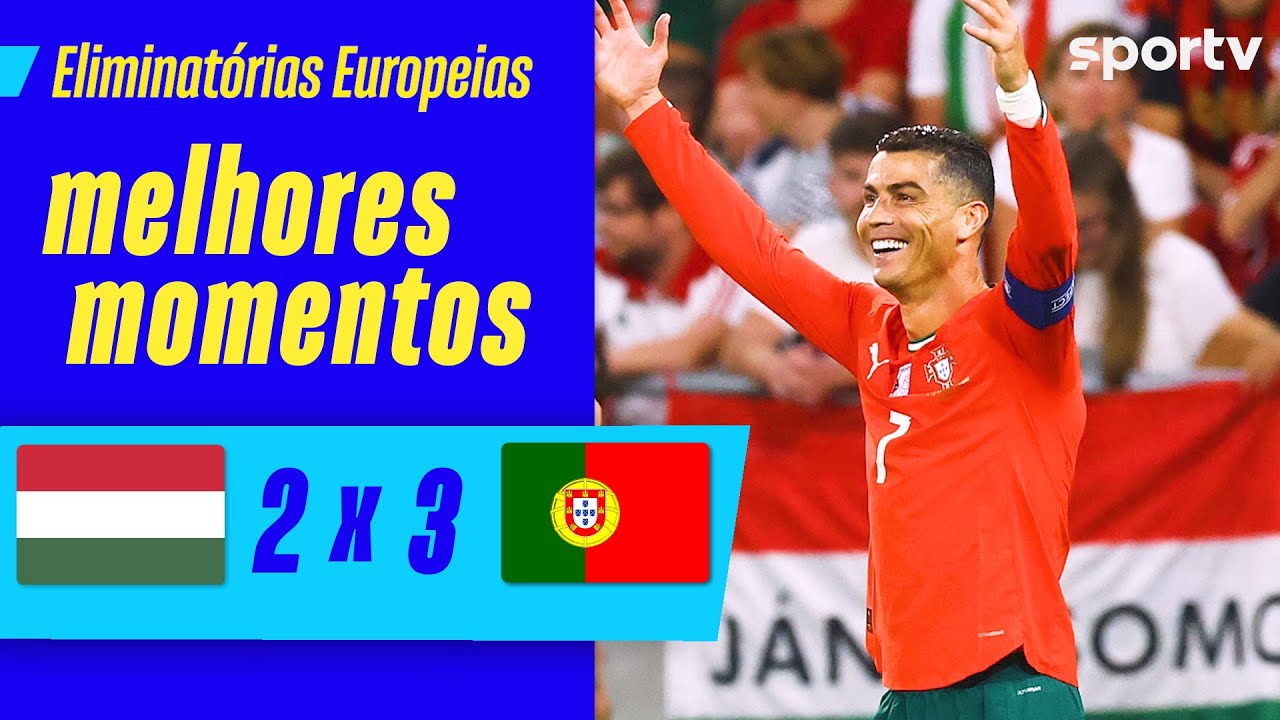 HUNGRIA 2 X 3 PORTUGAL | MELHORES MOMENTOS | ELIMINATÓRIAS DA COPA DO MUNDO 2026 | sportv