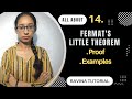 14. Fermat's Little Theorem: Proof and Example in Hindi | Ravina Tutorial