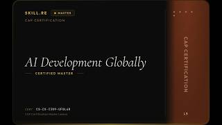 CAP Certification: AI Development Globally
