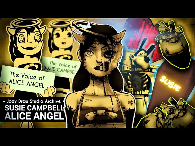 Joey Drew Studios Official Alice Angel Poster Bendy And The Ink Machine  Batim