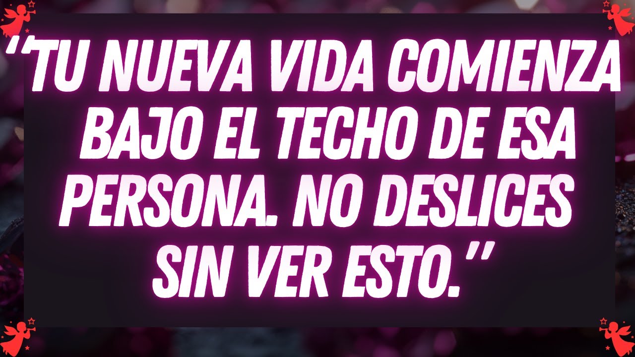 Tu nueva vida comienza bajo el techo de esa persona. no deslices sin ver esto.
