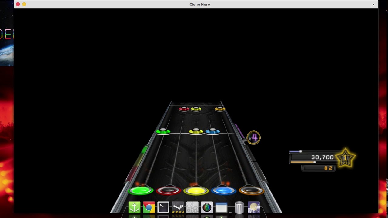 Clone Hero Test on Linux! Hard to record without lag! - YouTube