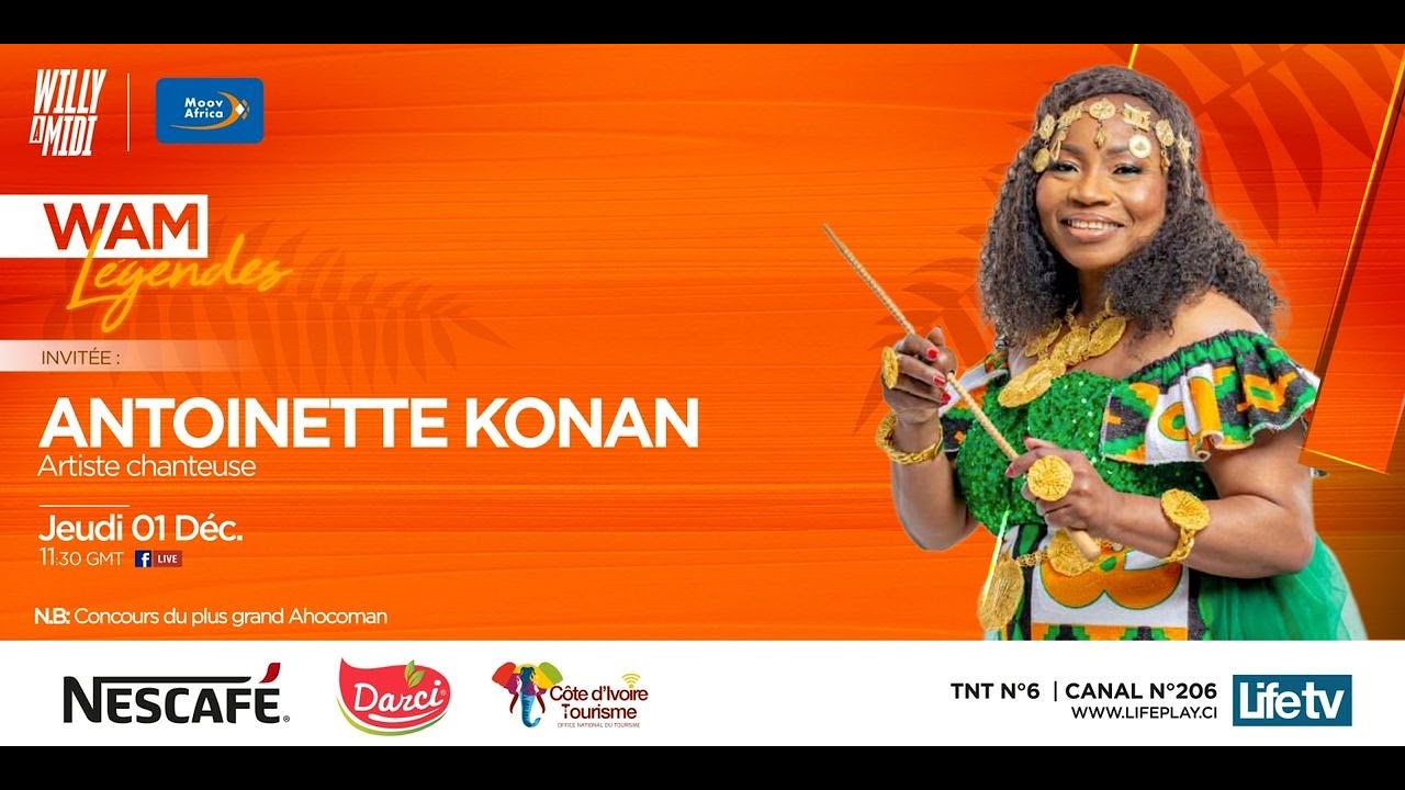 Antoinette Konan en mode ahoco - YouTube