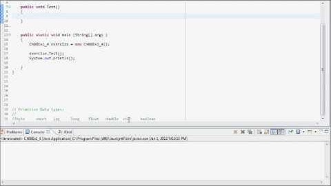 Java Tutorial - Primitive Data Types