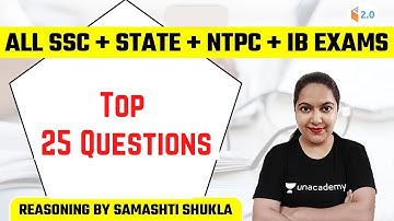 All SSC/State Level/NTPC/IB Exams | Reasoning by Samashti Ma